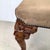 Brown Carved Grotesque Mask Footstool in Gothic Revival Style, 20th Century For Sale - Image 8 of 12
