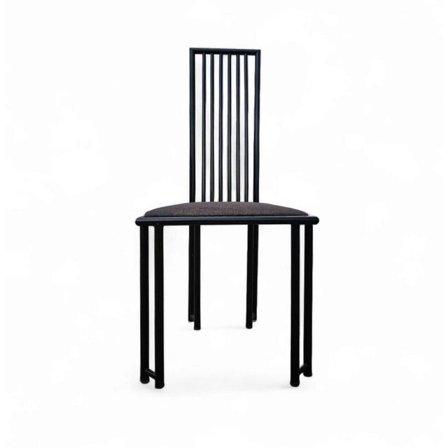 Postmodern Postmodern Metal Chairs, 1980s, Set of 4 For Sale - Image 3 of 13