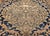 19th Century Farahan Sarouk Rug, Hand-Knotted Wool, Floral Medallion Pattern, Ivory & Navy, 5x6 For Sale - Image 18 of 18