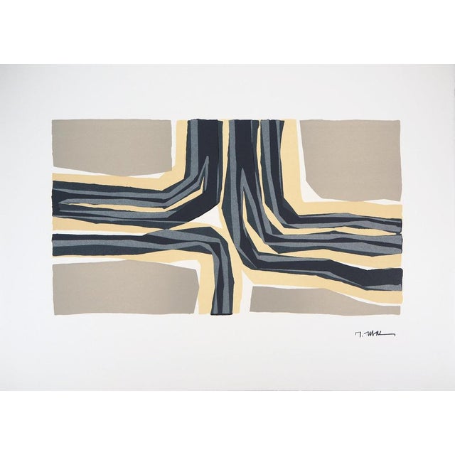Raoul Ubac, Composition en beige, Lithograph For Sale - Image 7 of 7