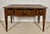 1920s French Louis XVI Style Walnut Writing Desk with Leather Top, 1920 For Sale - Image 5 of 10