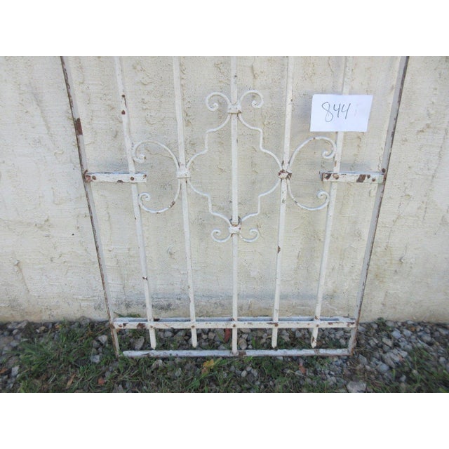 1900 - 1909 Antique Victorian Iron Gate For Sale - Image 5 of 7