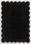 Fossay Shag Machine Woven Rug Black 6x8 For Sale - Image 4 of 4