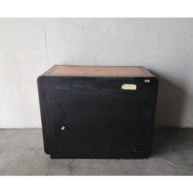 Leather Wrapped Dresser Chest by Maitland-Smith For Sale - Image 9 of 11