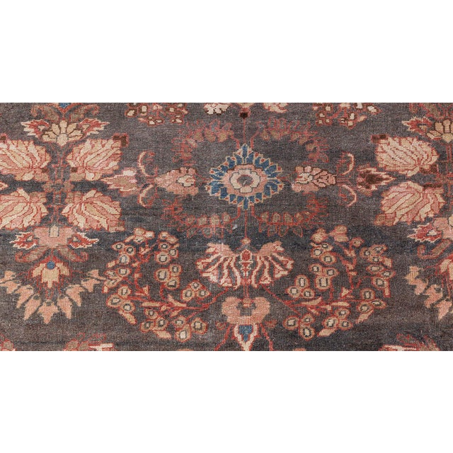 Early 20th Century Antique Persian Sultanabad Carpet For Sale - Image 5 of 8