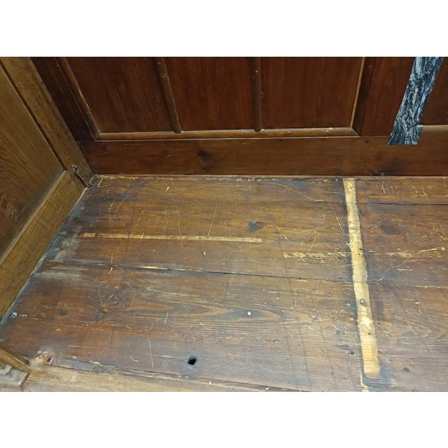 Antique Oak Baroque Armoire Wardrobe, Northern Europe, 1730 For Sale - Image 11 of 18