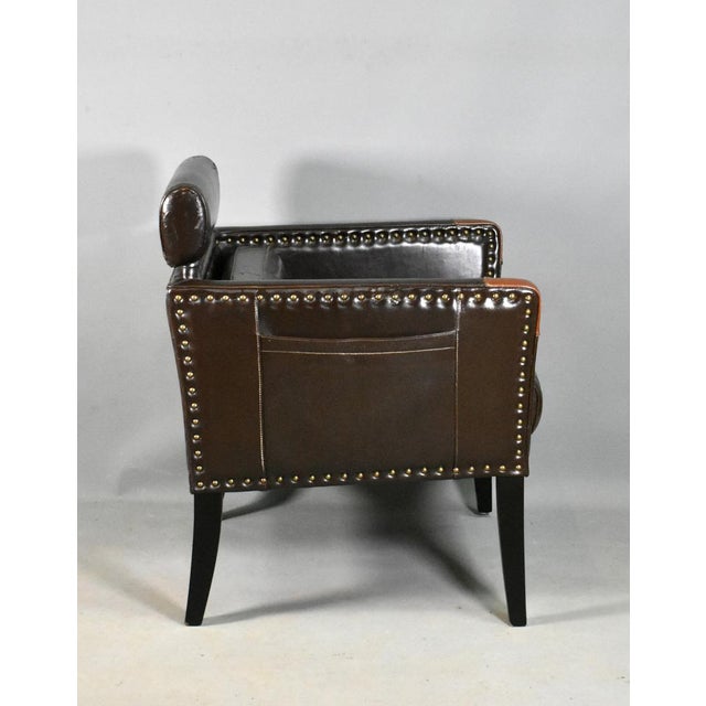 Mid-Century French Lounge Chair in Leatherette, 1960s For Sale - Image 10 of 15