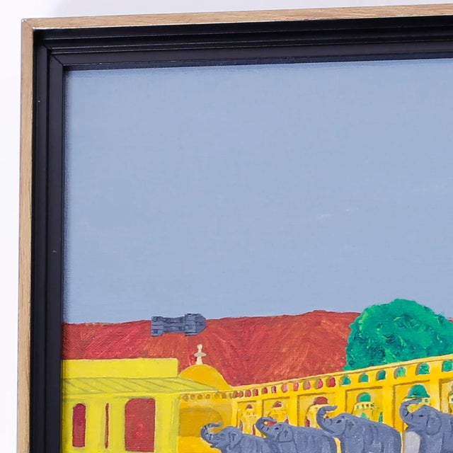 India Painting of a Hindu Temple For Sale - Image 4 of 10