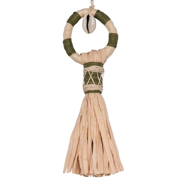 SAMPLE - Schumacher x Johanna Ortiz Broom Tassel In Jardin For Sale