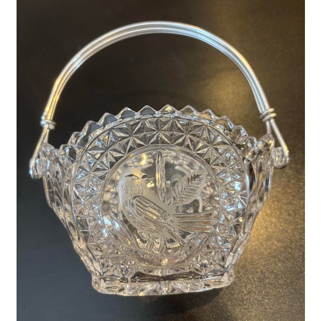 Hofbauer Crystal Basket “Byrdes” Collection For Sale In Philadelphia - Image 6 of 9