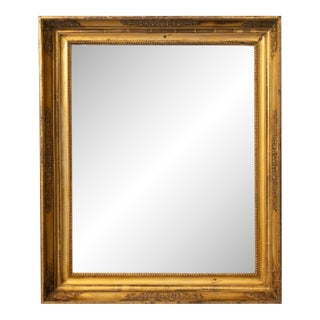 19th Century France Gold Wood Mirror For Sale