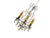 Vintage French Blown Amethist and Clear Crystal Chandelier, 1920s For Sale - Image 9 of 18