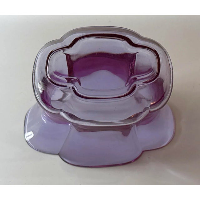 Gemstone Alexandrite Color Changing Glass Vase For Sale - Image 7 of 9
