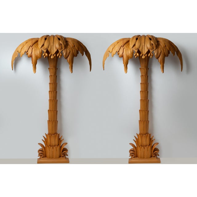 Large Beechwood Wall Light from Maison Jansen, 1950s For Sale - Image 6 of 6