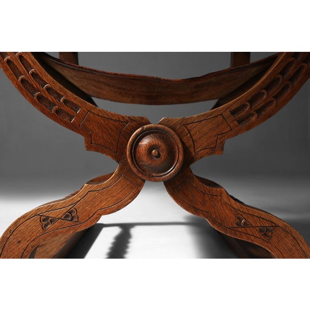 Neo-Renaissance Throne Chair, 1890s For Sale - Image 4 of 17
