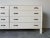 1970s 1970s Vintage John McGuire Eight Drawers Wood and Rattan White Painted Sold For Sale - Image 5 of 12