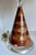 Pair of Vintage Leeazanne Postmodern Faux Burl & Lucite Table Lamps With Original Shades For Sale In Los Angeles - Image 6 of 17