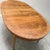 Wood Vintage American Furniture Burl Walnut Oval Expandable Dining Table With 3 Leaves & Original Table Pad For Sale - Image 7 of 13