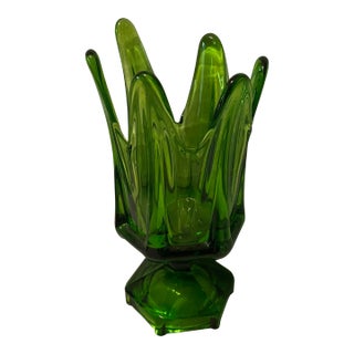 1960s Green Viking Art Glass For Sale