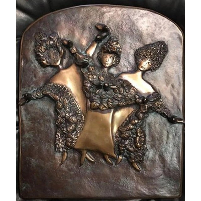 After Paul Wunderlich, Dancing Geishas, Bronze For Sale - Image 13 of 13