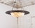2000 - 2009 Art Nouveau Fortuny Scudo Saraceno Venetian Bronze Silk Lamp Chandelier For Sale - Image 5 of 18