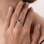 This beautiful French Art Deco diamond engagement ring is a distinctive 1920’s design, centered by a GIA-certified round...