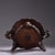 Metal Copper & Silver Dragon Incense Burner, Coiled-Dragon Censer With Elephant Feet For Sale - Image 7 of 10