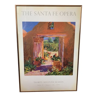 1993 Santa Fe Opera Thirty-Seven Seasons Poster, Framed For Sale