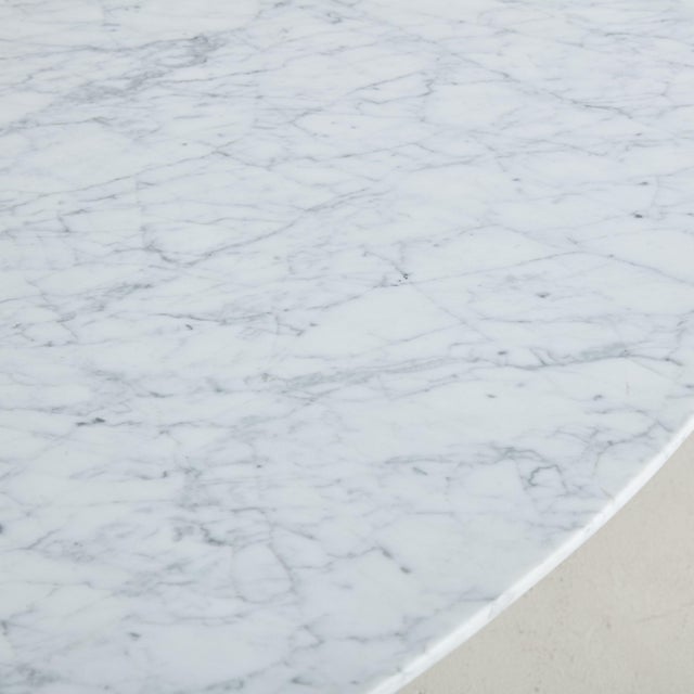 Stone Italian "Samo" Carrara Marble Dining Table by Carlo Scarpa for Simon Gavina For Sale - Image 7 of 11