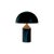 Large and Medium Black Atollo Table Lamps by Vico Magistretti for Oluce, Set of 2 For Sale - Image 3 of 7