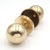 Late 20th Century Reclaimed Modern Ball Shaped Polished Brass Door Knobs For Sale - Image 5 of 7