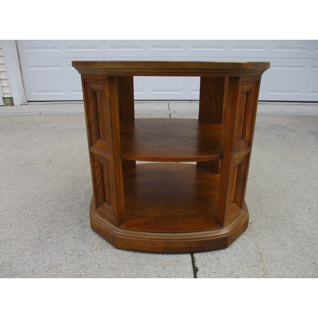 Henredon Bookcase Style Side Table or Library Table Artefacts Collection Chairish