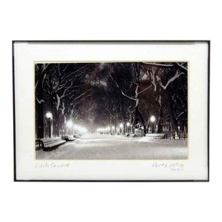 Matted & Framed Winter Photograph For Sale