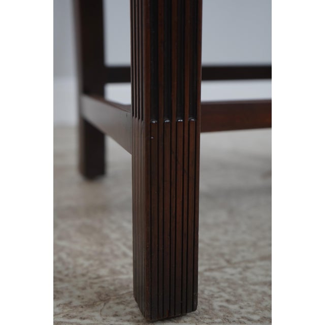 Kittinger Historic Newport Tall Back Mahogany Armchair For Sale - Image 16 of 18