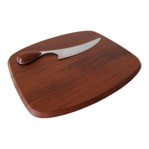Dansk Design Internatioal Teak Cheese Board and Knife Set, "Vivianne," Collection Design By