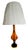 For your consideration is a striking, substantial mid-century modern hand-blown art glass table lamp dating to the...