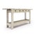 Industrial, French antique worktable made of solid wood construction and features a hand-painted and patinated white paint...