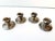English Antique English Sterling Silver Low Candlesticks – Set of 4 – Birmingham Hallmarked For Sale - Image 3 of 6
