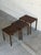 Rosewood Stacking Nesting Tables Three Piece Set Denmark Vintage 1960s For Sale - Image 9 of 10