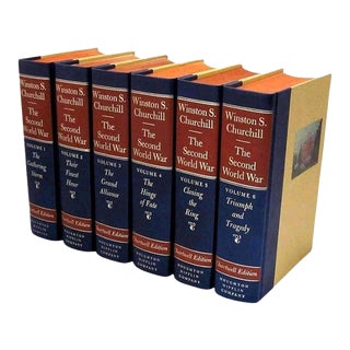 "The Second World War, " Chartwell Edition by Winston Churchill For Sale