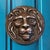 Grand Tour Pair of Vintage Cast Bronze Lion Head Paperweights For Sale - Image 3 of 10