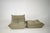 Ligne Roset Togo Lounge Chair and Sand Corduroy by Michel Ducaroy for Ligne Roset, 1973, Set of 2 For Sale - Image 4 of 18