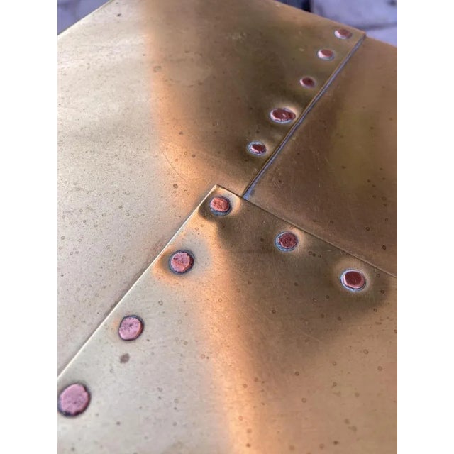 19th-Century Spanish Zinc Top Nesting Tables with Turned Legs, Set of 2 For Sale - Image 10 of 12