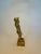 Italian Renaissance Michelangelo "David" Solid Brass Statue For Sale - Image 4 of 8