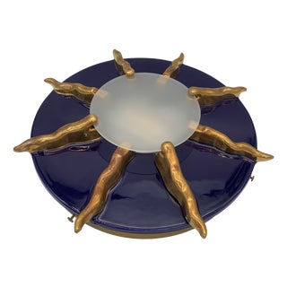 Ceramic Ceiling Light from Marioni Paolo, 1980s For Sale