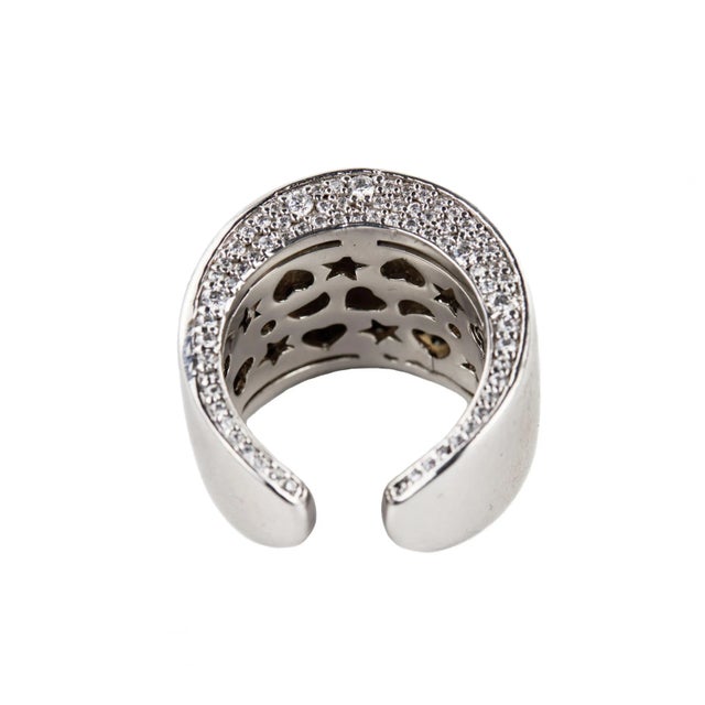Ring with Swarovski Crystals For Sale - Image 3 of 4