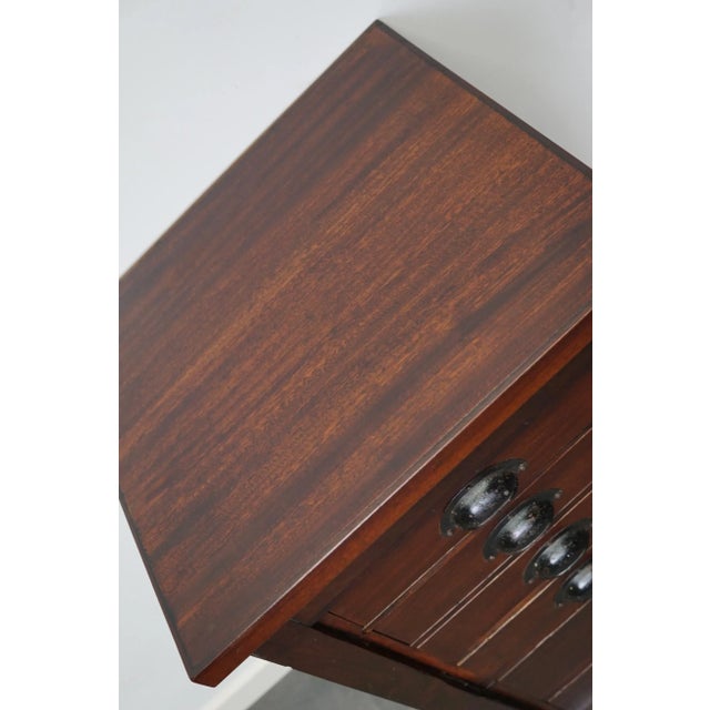 Dutch Mahogany Apothecary Cabinet, 1930s For Sale - Image 9 of 13