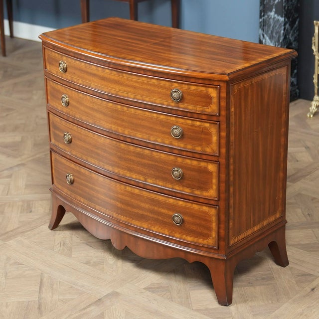 Maitland - Smith Nvin0620 Vintage Maitland Smith Banded Chest of Drawers For Sale - Image 4 of 18