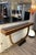 1940s Art Deco Curved Wood Console Table, 1940s For Sale - Image 5 of 15