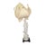 Ivory Vintage Buddhist Blanc De Chine Guanyin Porcelain Lotus Flower Lamp For Sale - Image 8 of 8